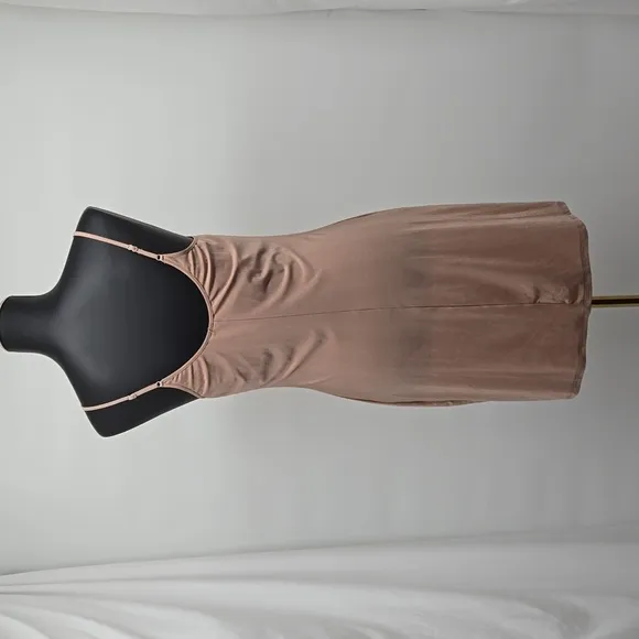 Olga Secret Shapers Foundation Shapewear Daywear Beige Tan Size 38