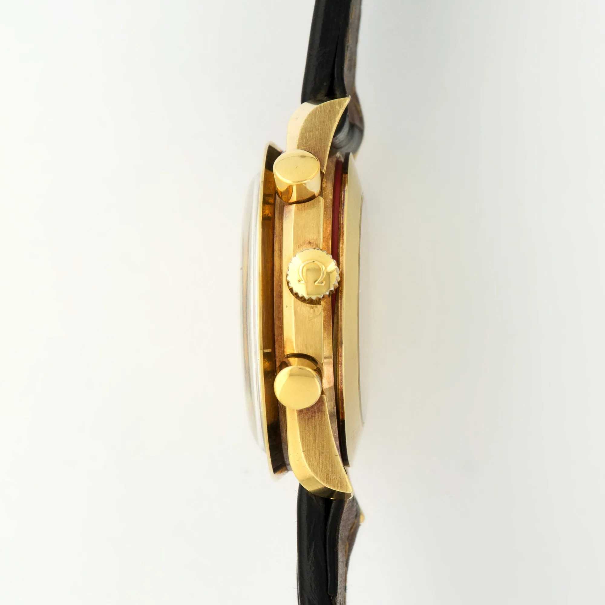 Omega Yellow Gold Speedmaster Strap Watch