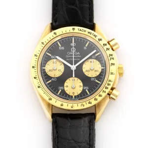 Omega Yellow Gold Speedmaster Watch