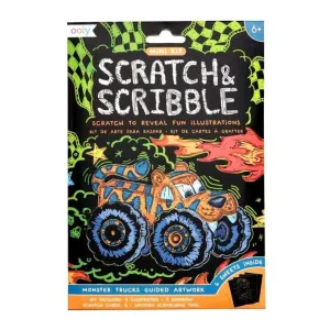 Ooly Trucks Mini Scratch & Scribble
