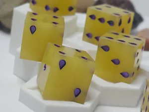 Pale Gold 6d6 Pip Set