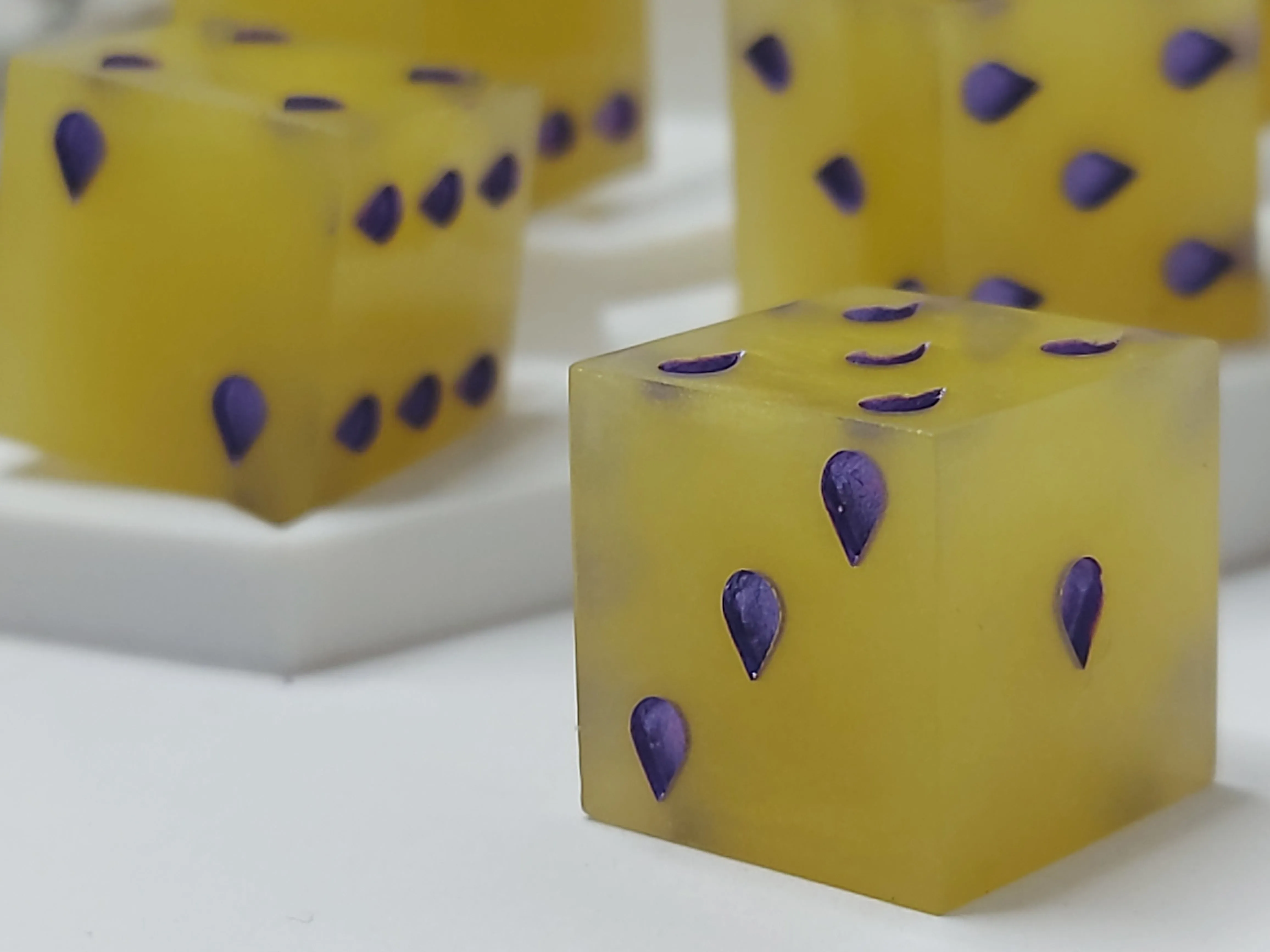 Pale Gold 6d6 Pip Set