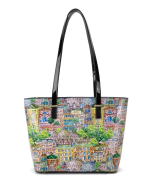 PALERMO LARGE LEATHER TOTE BAG- SF18-0817