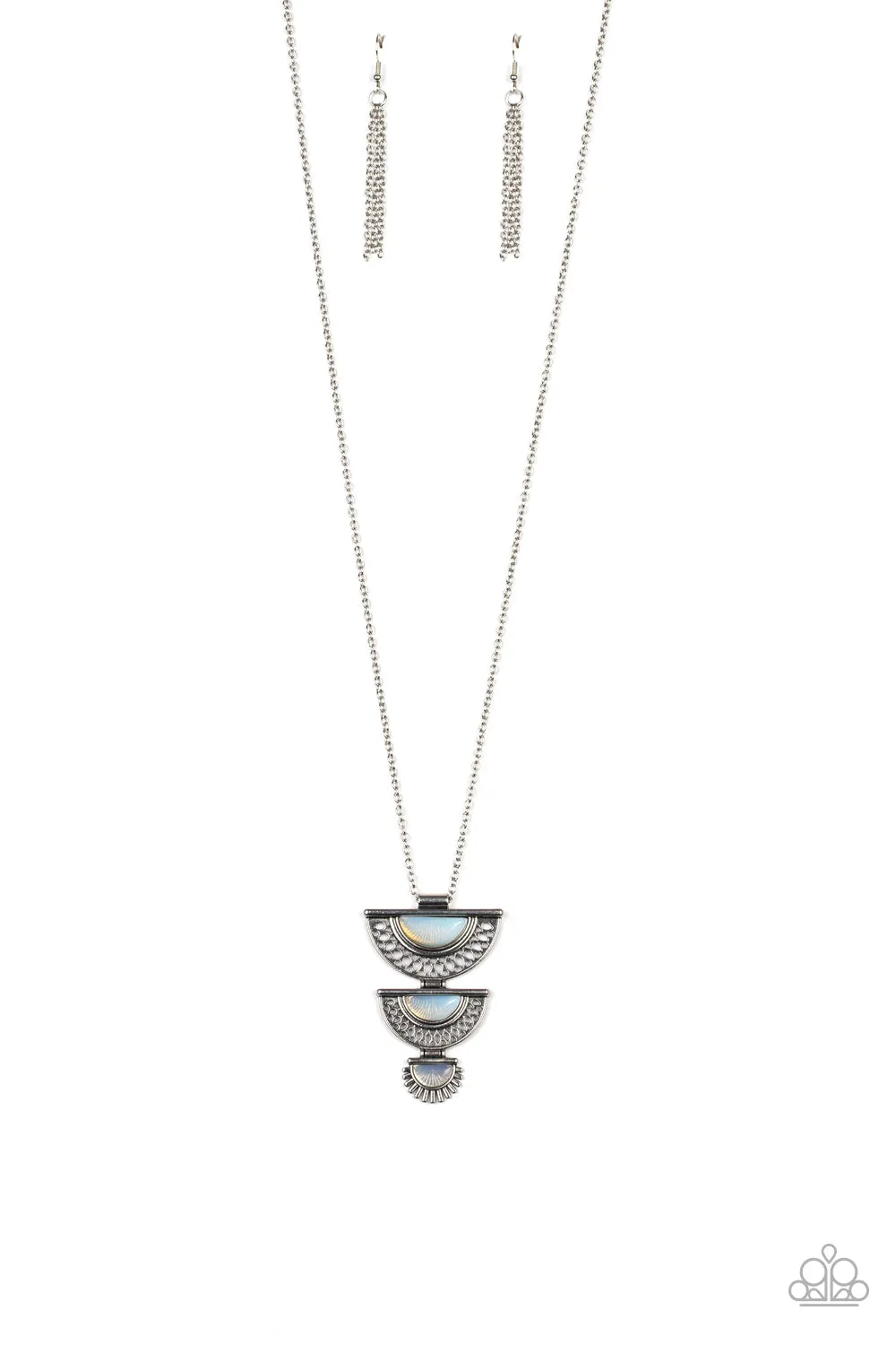 Paparazzi Accessories - Serene Sheen - White Necklace