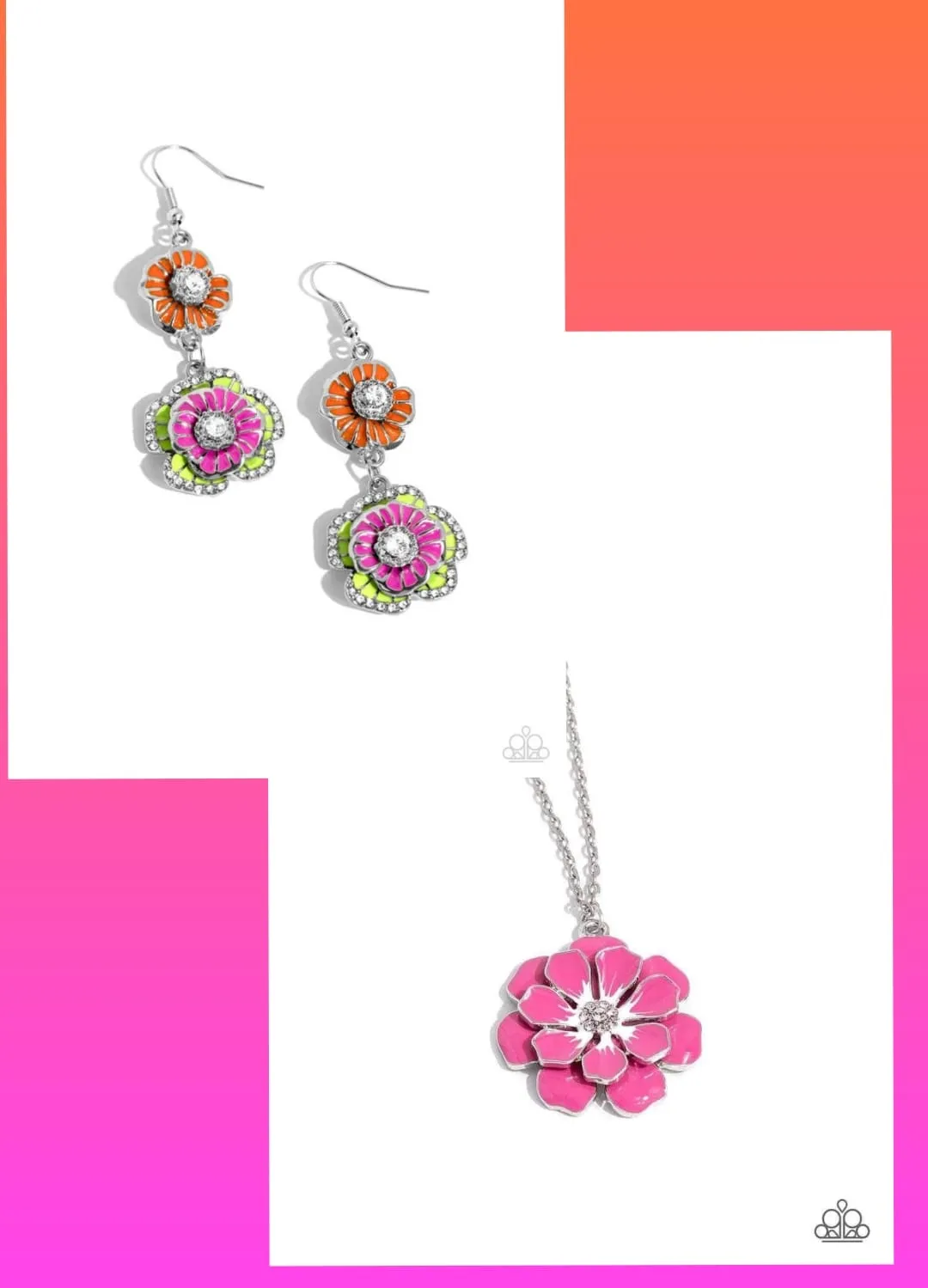 Paparazzi Beyond Blooming Necklace Pink