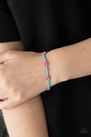 Paparazzi - Camp Flower Power - Purple Bracelet