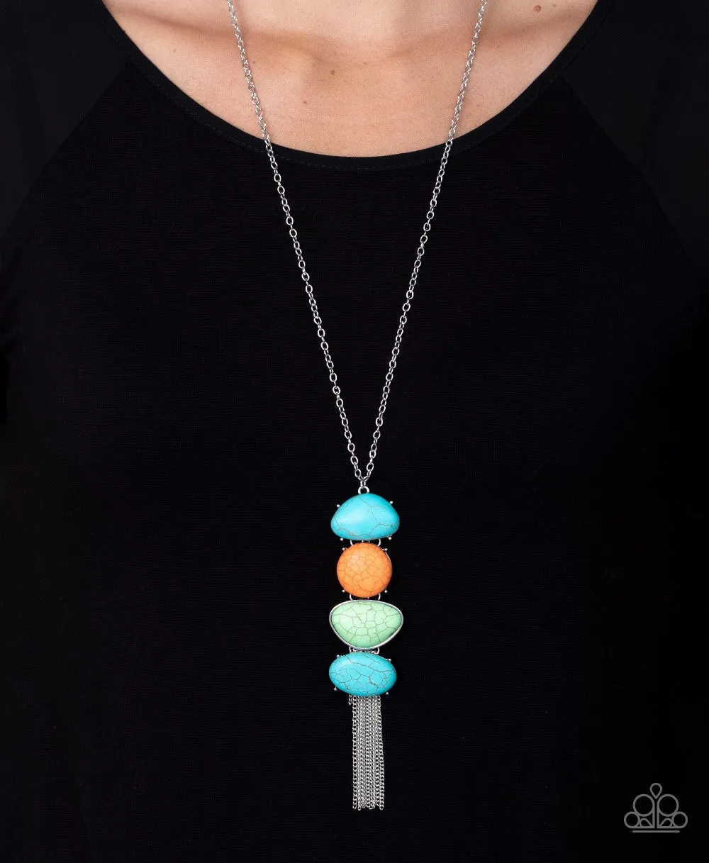 Paparazzi Hidden Lagoon Necklace Multi