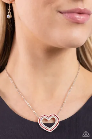 Paparazzi Hyper Heartland Necklace Multi