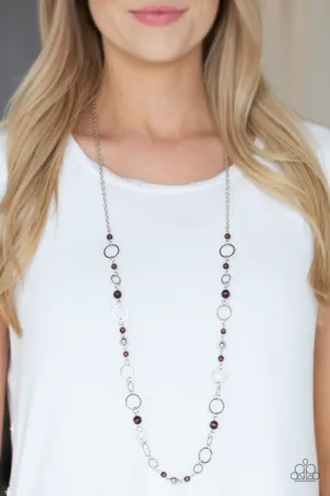 Paparazzi - Kid In A Candy Shop - Purple Necklace