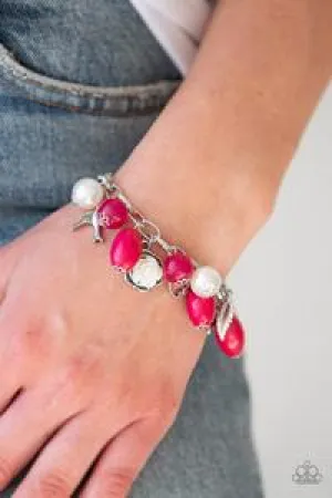 Paparazzi Love Doves Bracelet Pink