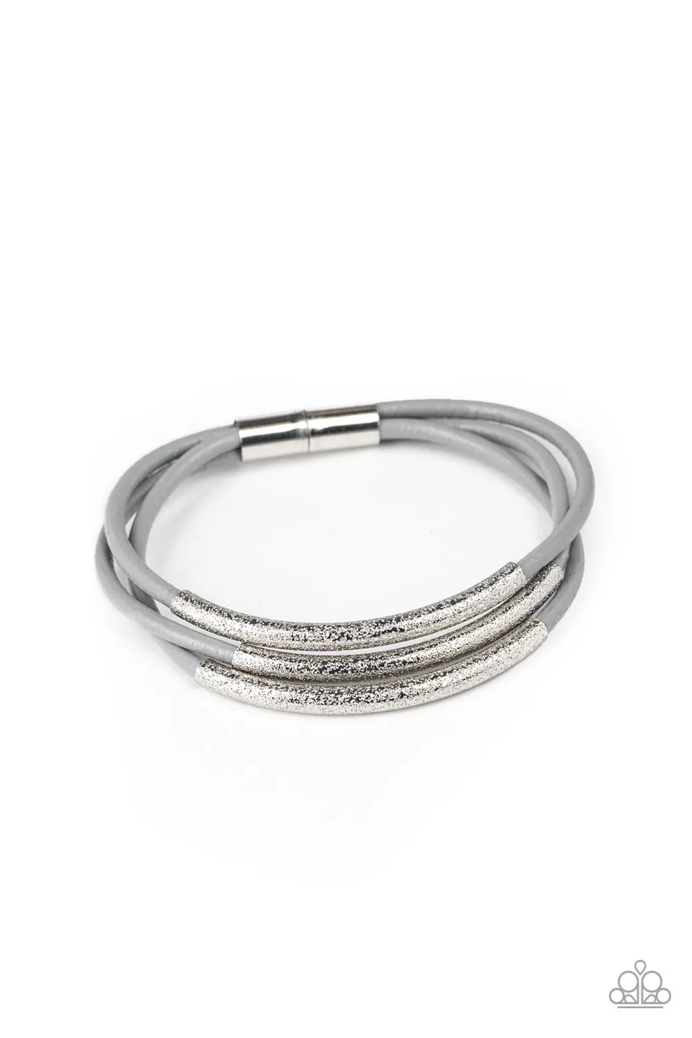Paparazzi Magnetic Maverick Bracelet Silver