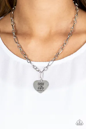 Paparazzi Perennial Proverbs Necklace Silver