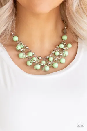 Paparazzi Seaside Soiree Necklace Green