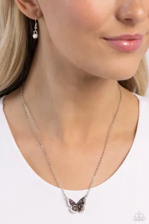 Paparazzi Seize the Smolder Necklace Multi (Oil Spill)