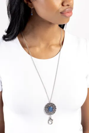 Paparazzi Solar Stunner - Blue Necklace