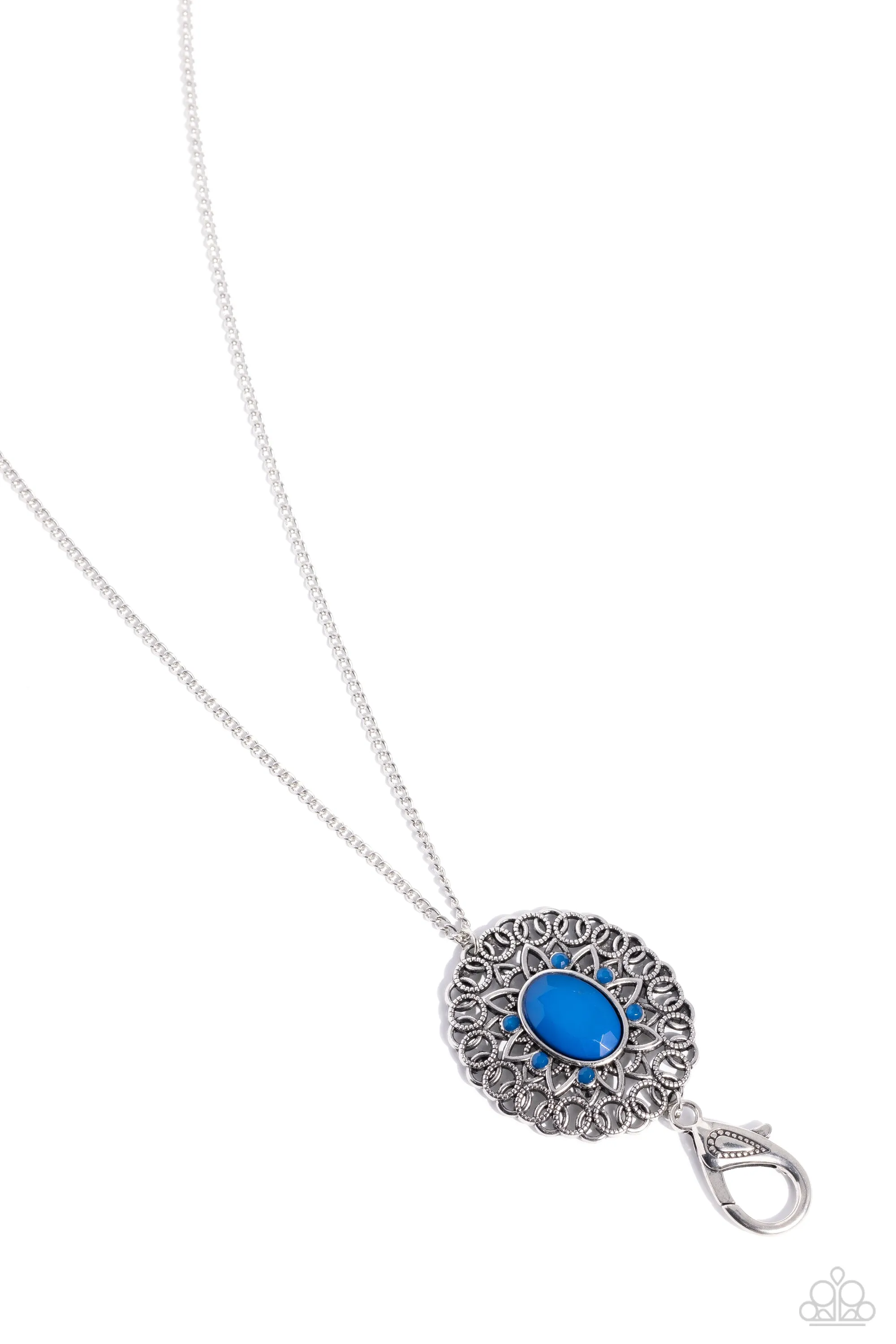 Paparazzi Solar Stunner - Blue Necklace