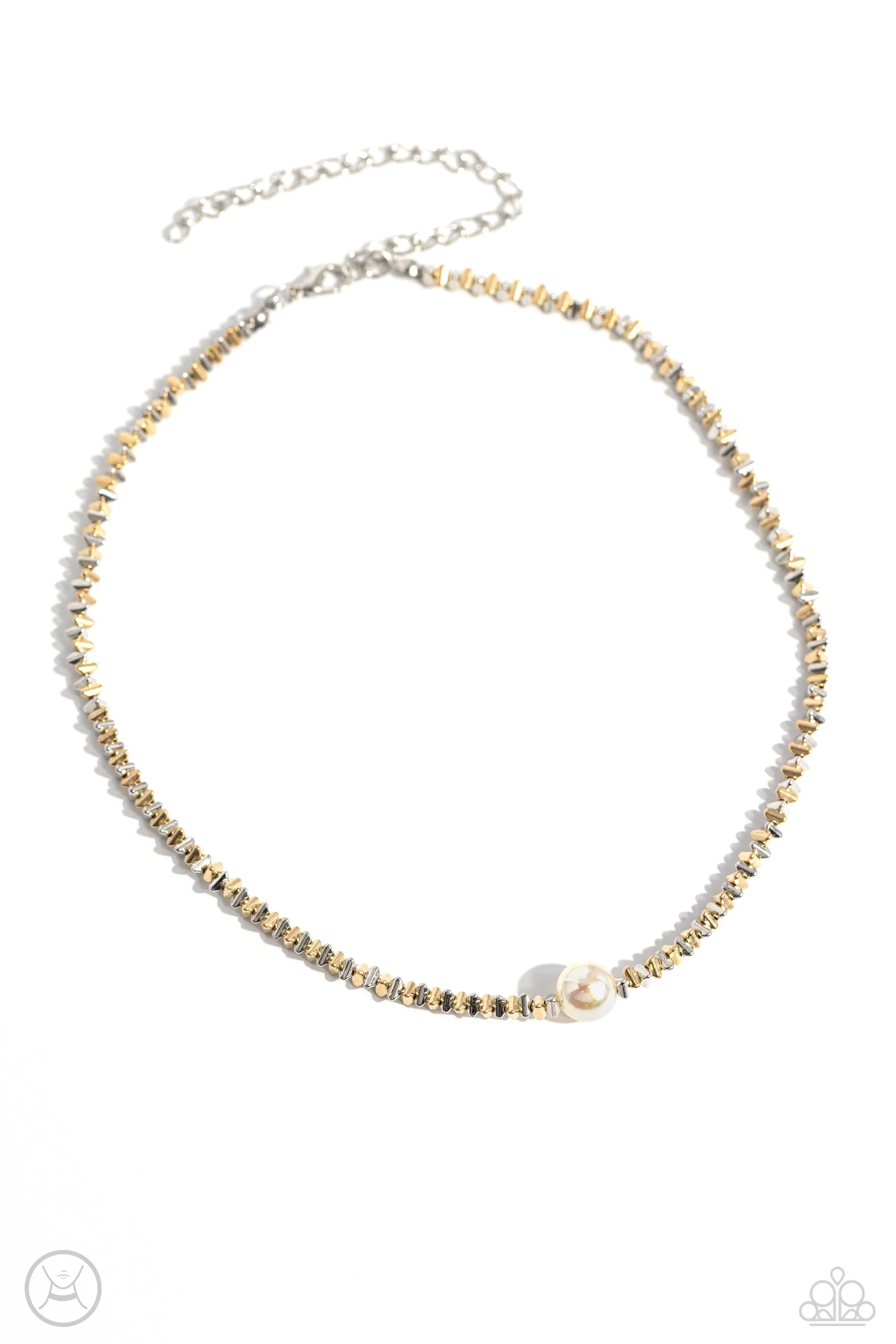 Paparazzi Tasteful Triangles Necklace Multi