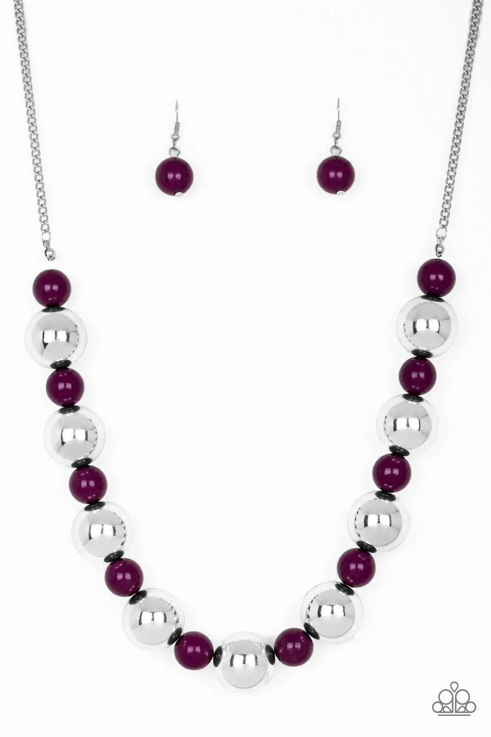 Paparazzi Top Pop Necklace Purple