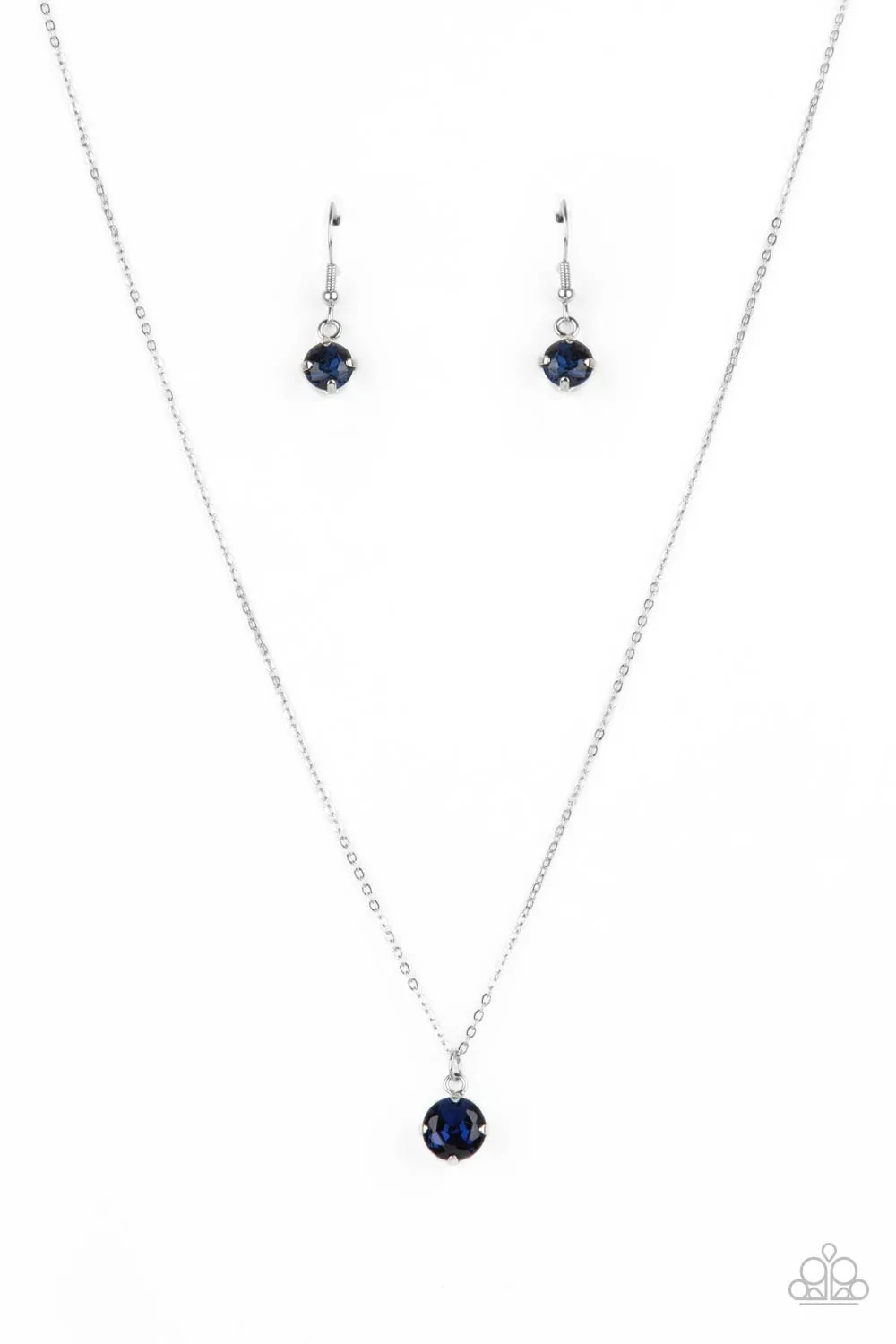 Paparazzi Undeniably Demure Necklace Blue