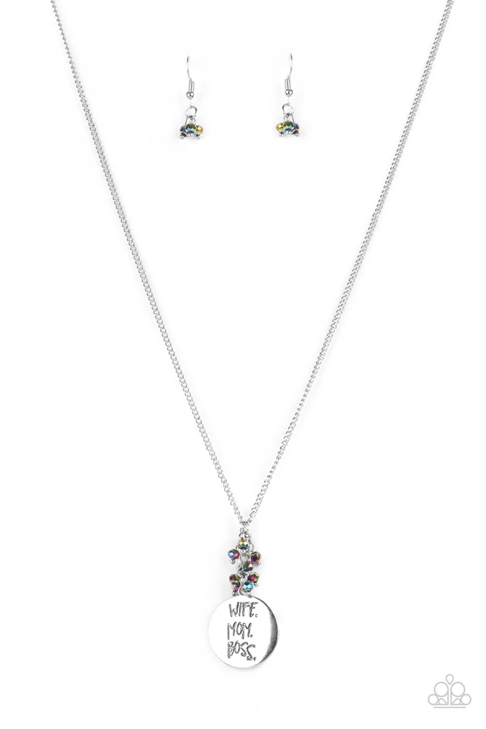 Paparazzi Words To Live By Necklace Multi