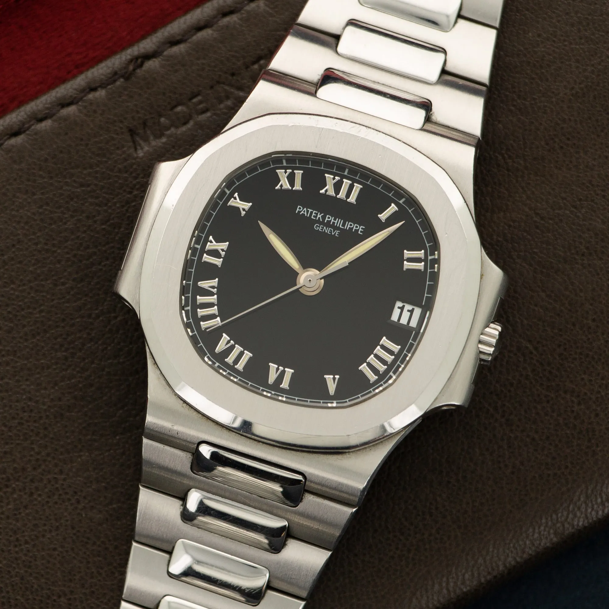 Patek Philippe Stainless Steel Nautilus Automatic Watch Ref. 3800