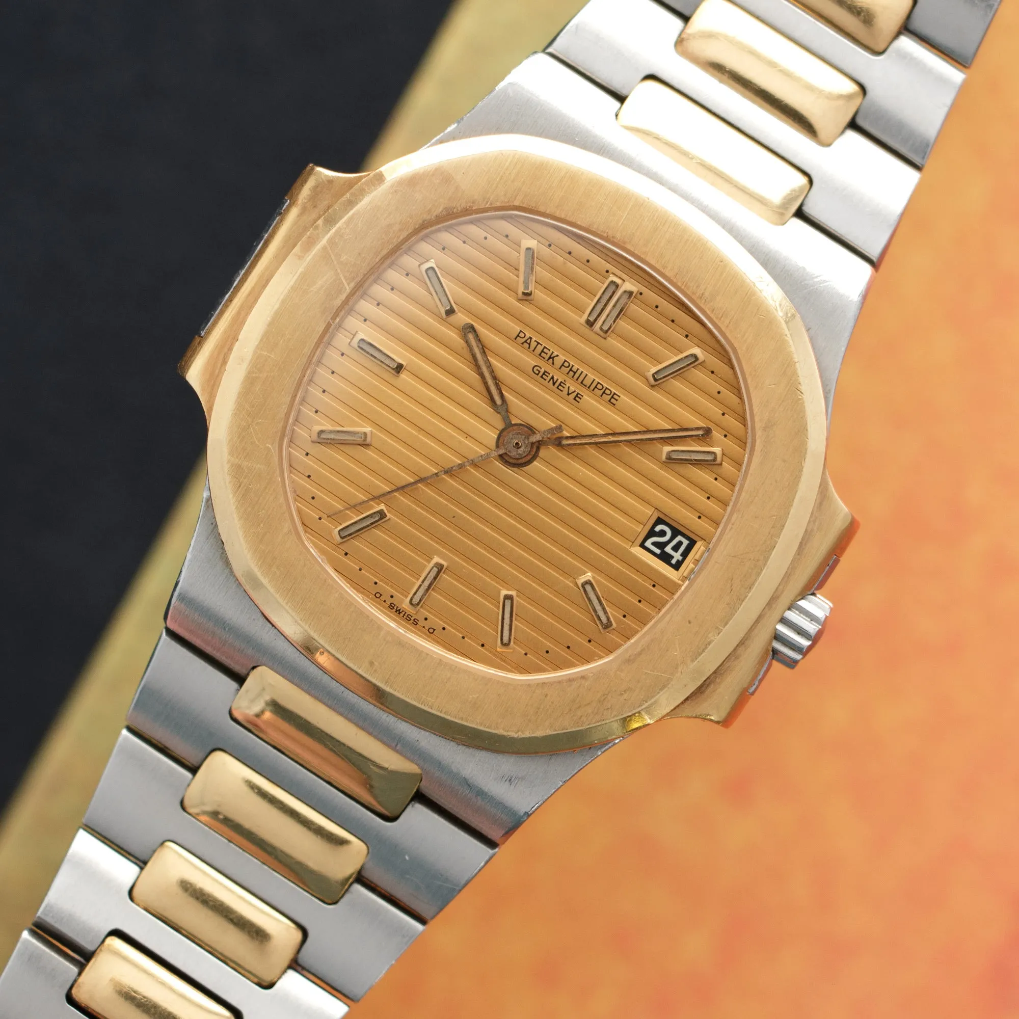 Patek Philippe Two-Tone Nautilus Watch Ref. 3800