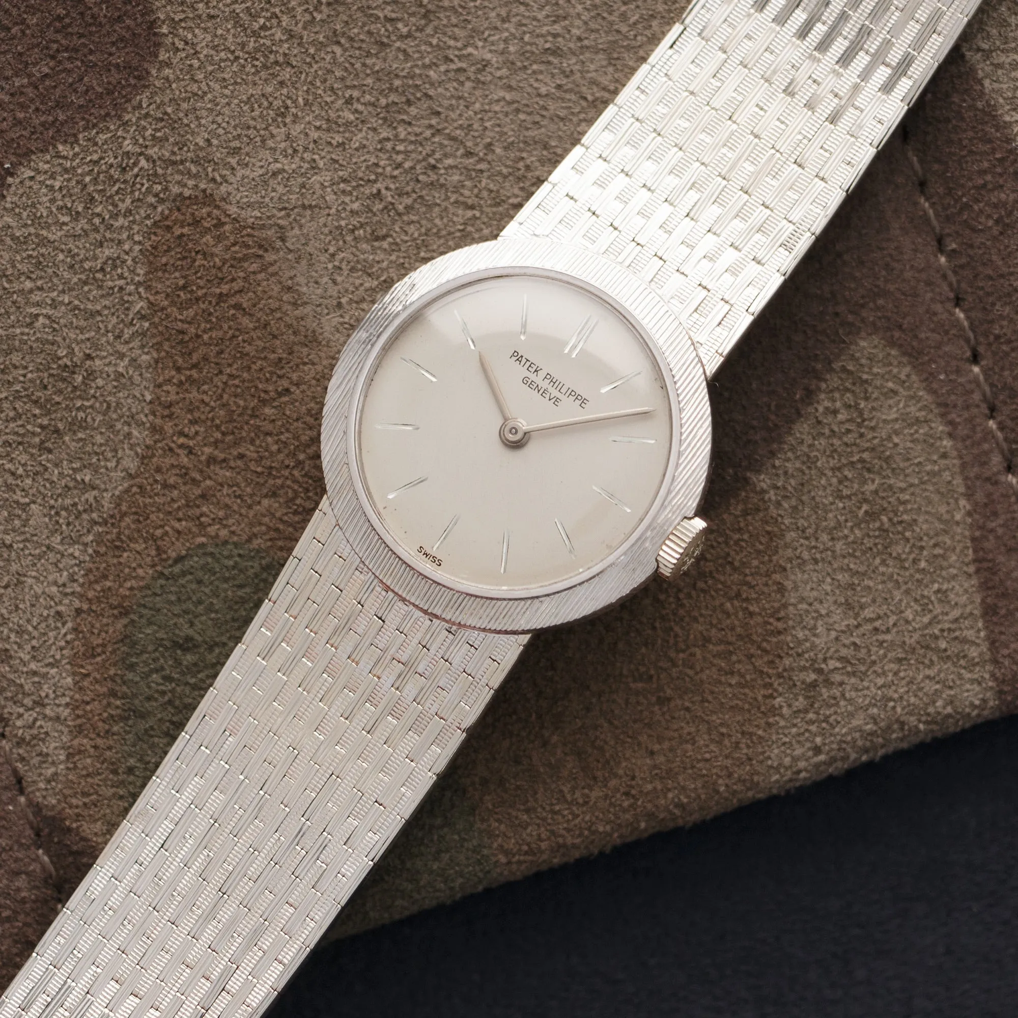 Patek Philippe White Gold Bracelet Watch