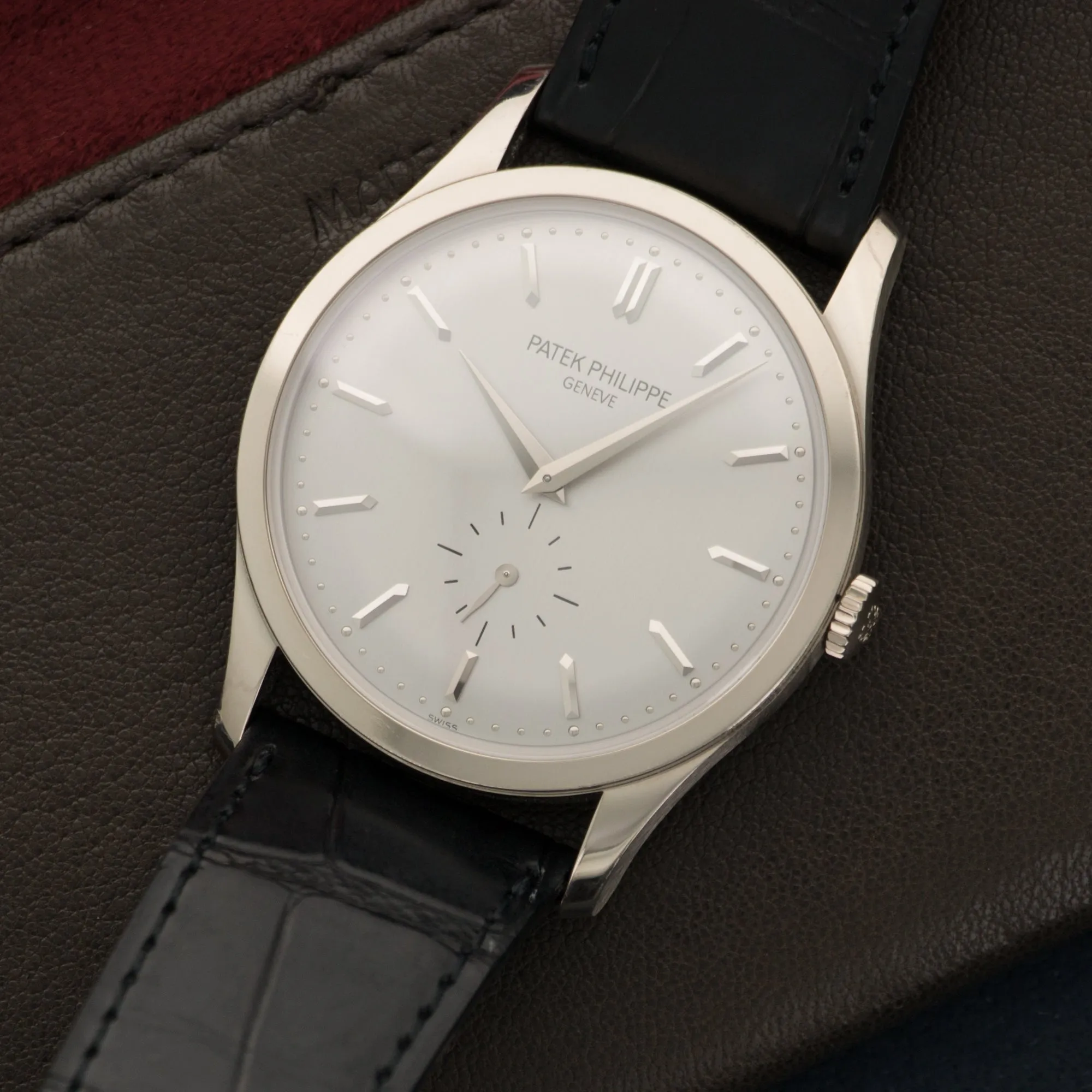 Patek Philippe White Gold Calatrava Watch Ref. 5196