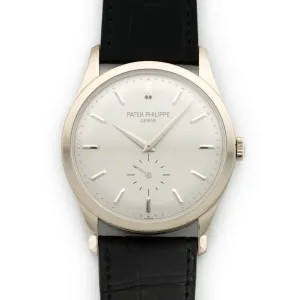 Patek Philippe White Gold Calatrava Watch Ref. 5196