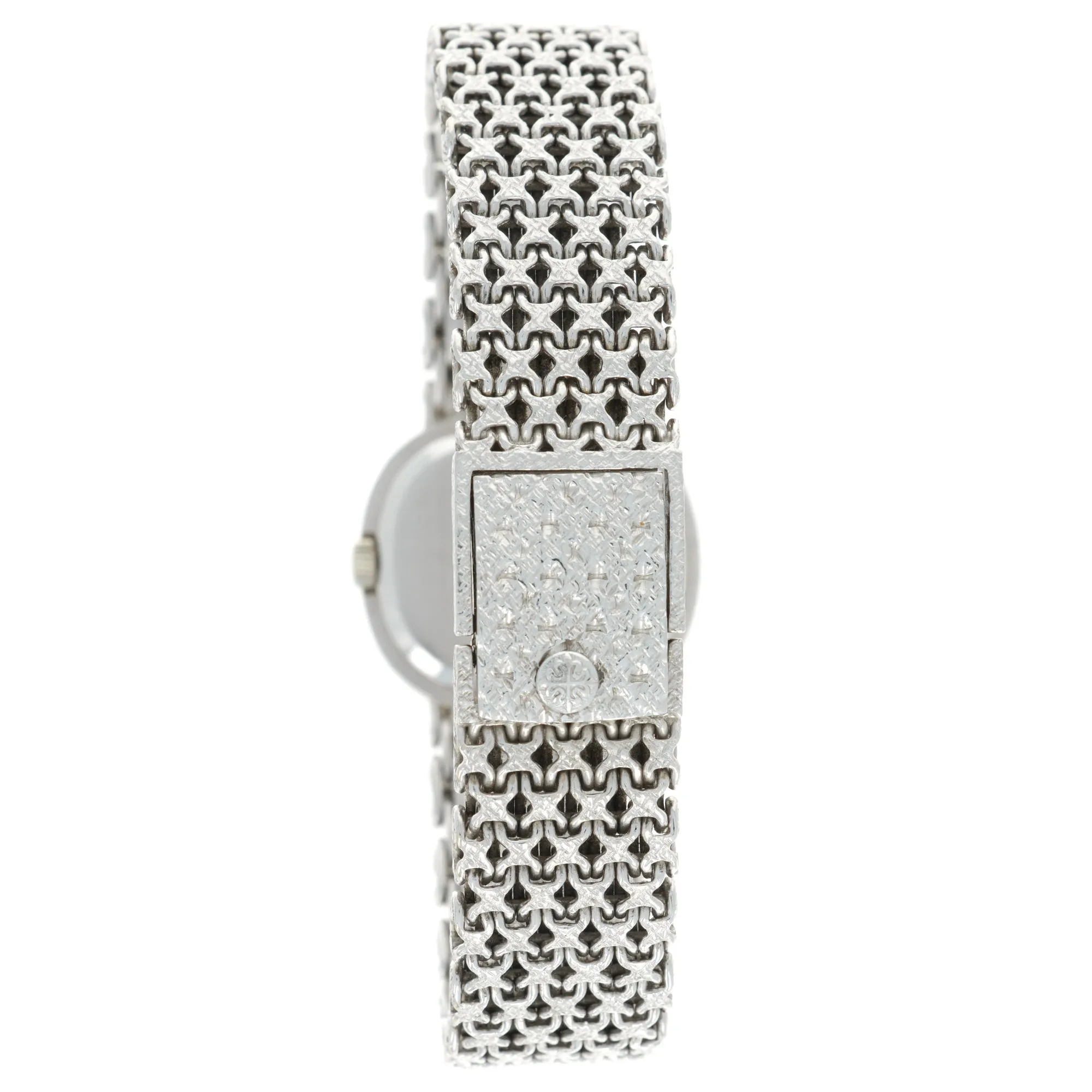 Patek Philippe White Gold Diamond Watch, 1970s