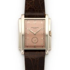 Patek Philippe White Gold Gondolo Salmon Dial Ref. 5024