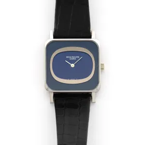 Patek Philippe White Gold Unsual Strap Watch Ref. 4183