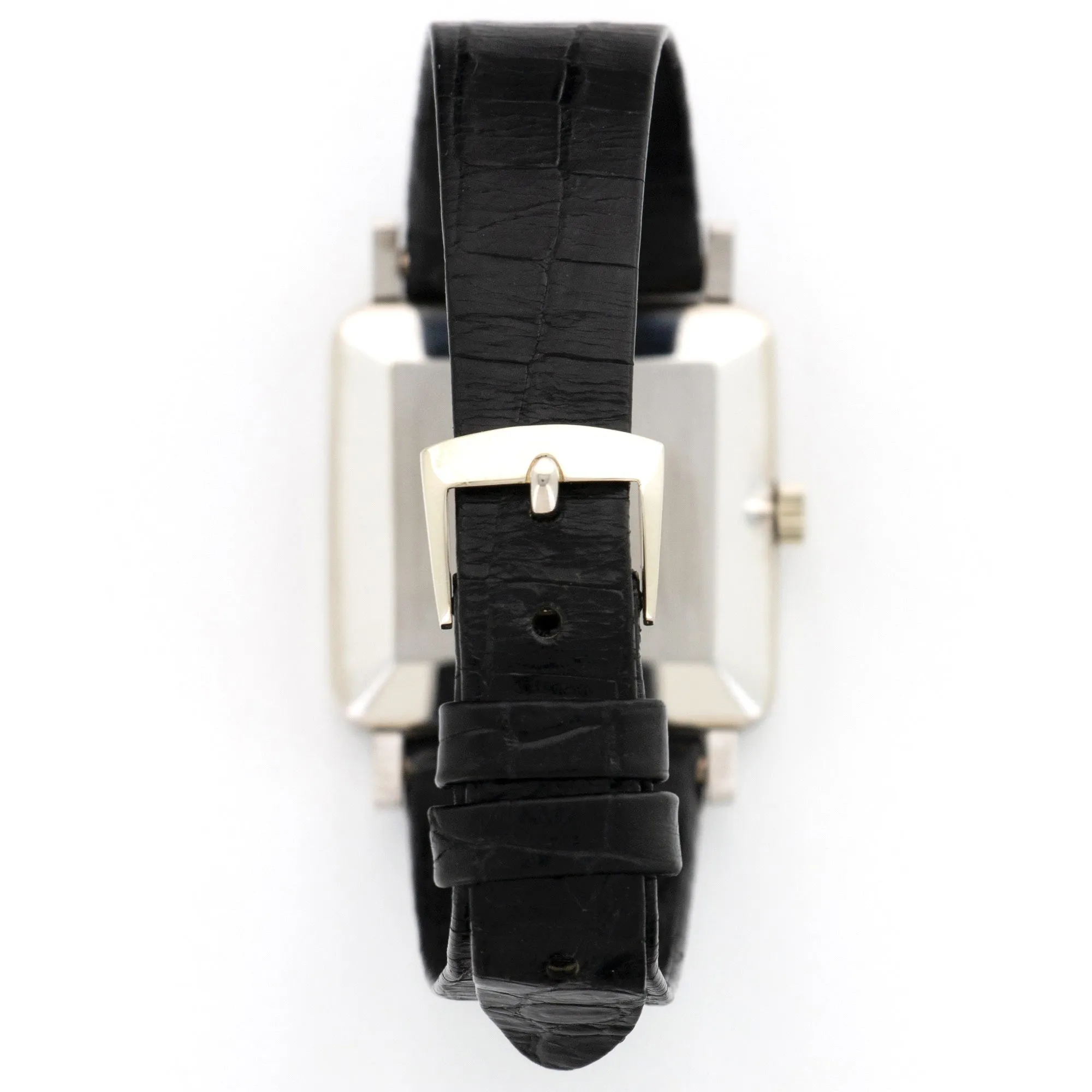 Patek Philippe White Gold Unsual Strap Watch Ref. 4183