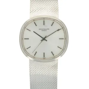 Patek Philippe White Golden Circle Ellipse Ref. 3586