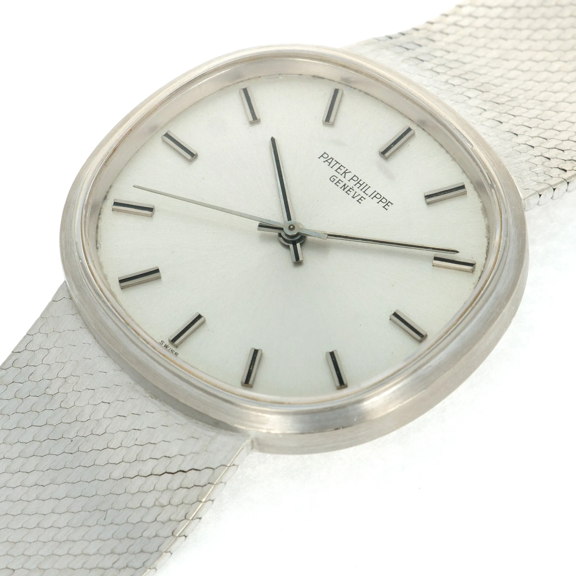 Patek Philippe White Golden Circle Ellipse Ref. 3586