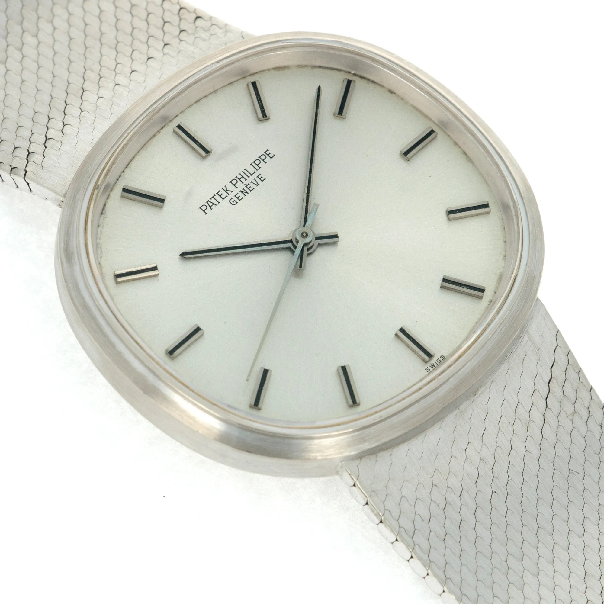 Patek Philippe White Golden Circle Ellipse Ref. 3586