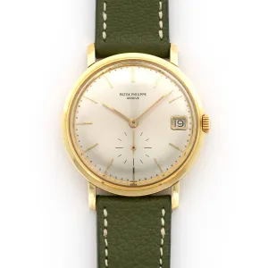 Patek Philippe Yellow Gold Calatrava 3445