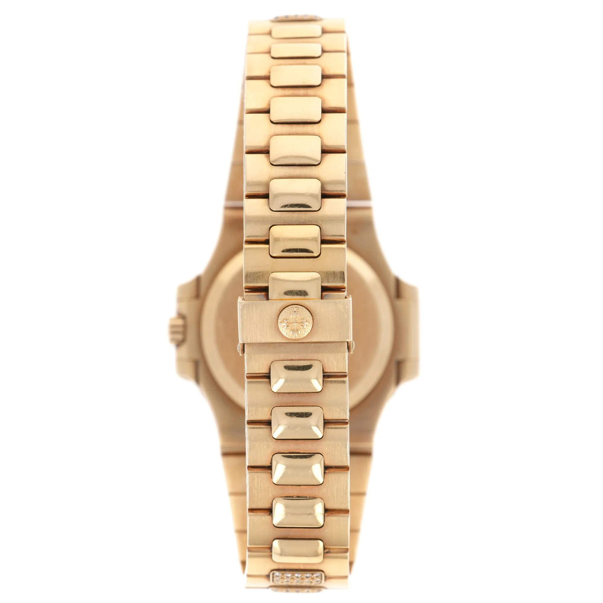 Patek Philippe Yellow Gold Nautilus Diamond Watch Ref. 3800