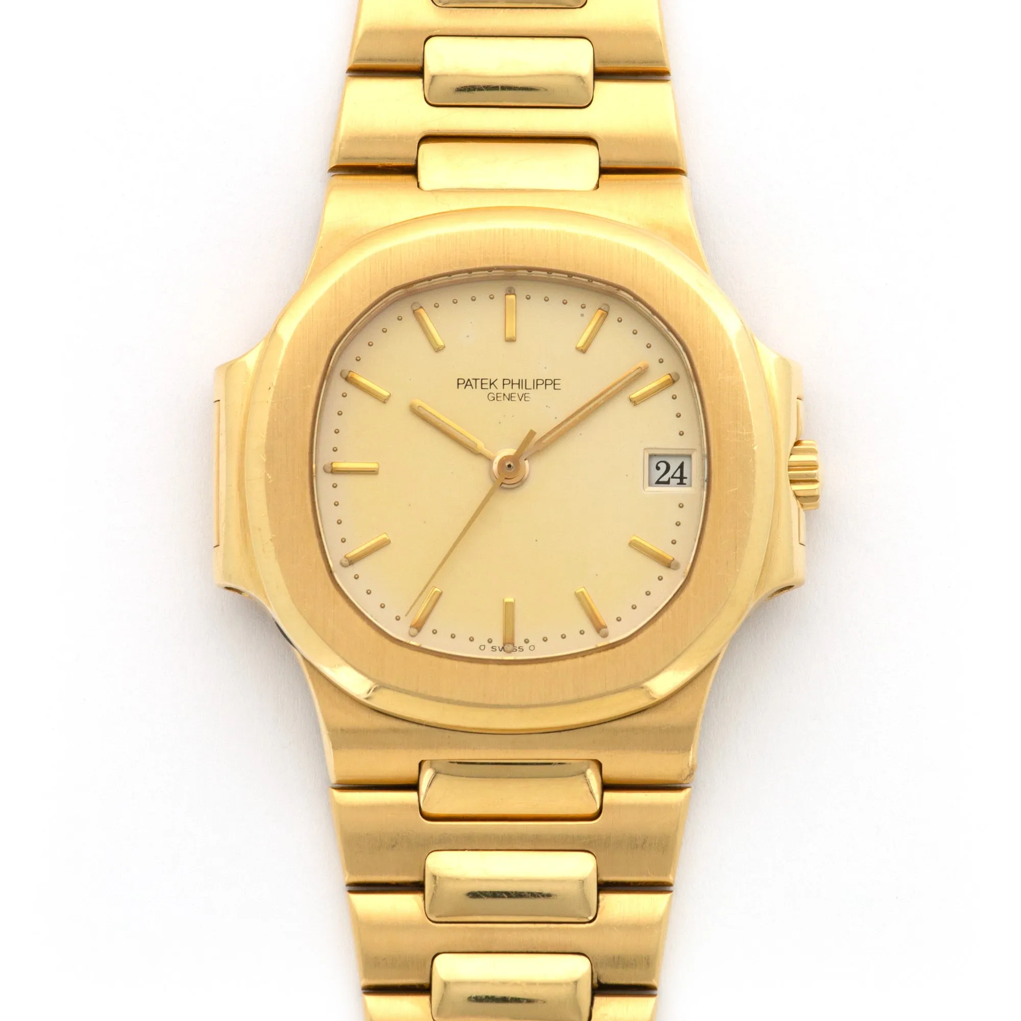 Patek Philippe Yellow Gold Nautilus Watch Ref. 3800
