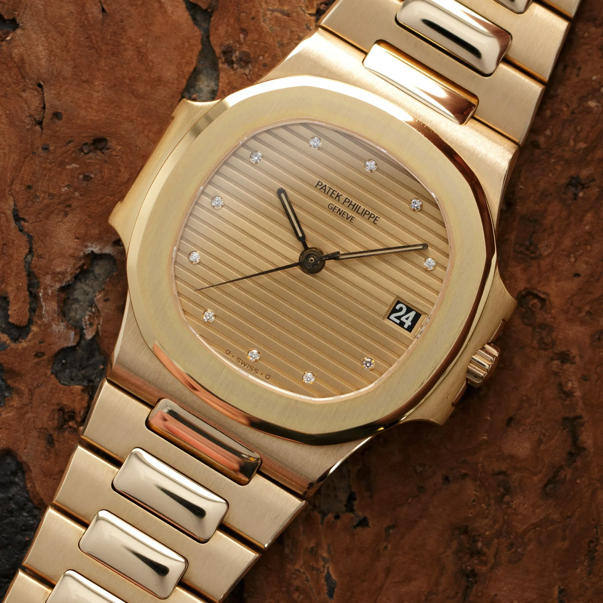 Patek Philippe Yellow Gold Nautilus Watch Ref. 3800