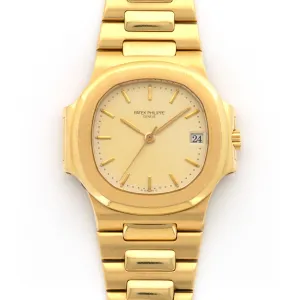 Patek Philippe Yellow Gold Nautilus Watch Ref. 3800