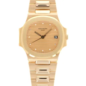 Patek Philippe Yellow Gold Nautilus Watch Ref. 3800