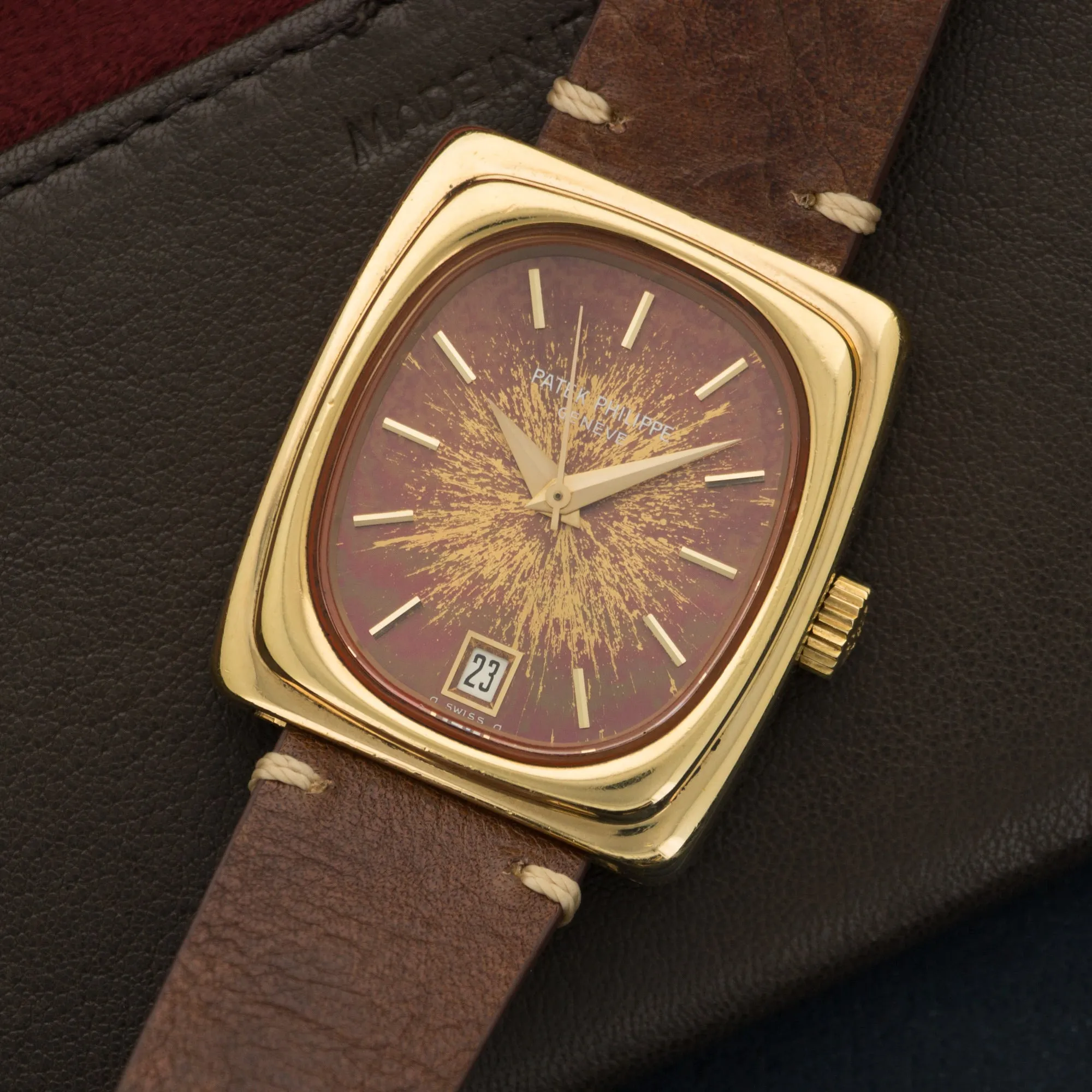 Patek Philippe Yellow Gold Starburst Beta Quartz Watch Ref. 3603