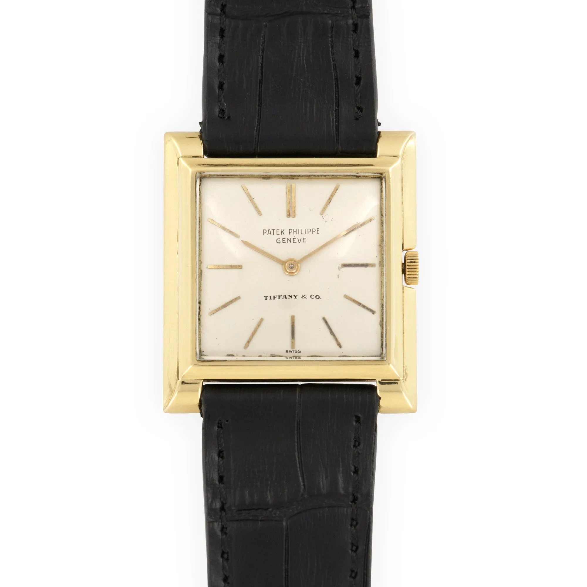 Patek Philippe Yellow Gold Strap Watch, Ref. 2562, Retailed by Tiffany & Co.