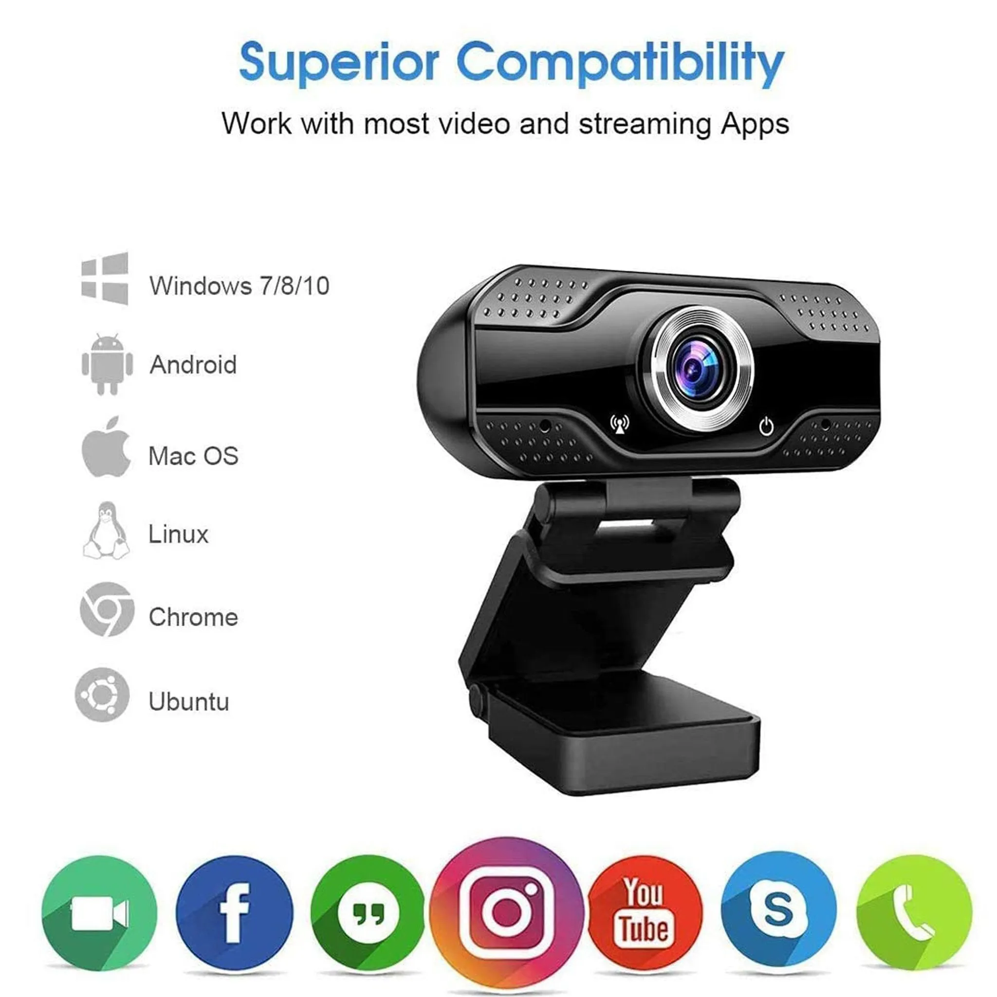 PC MAX PCM1080P Webcam