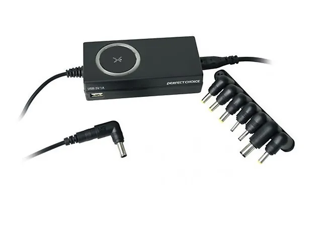Perfect Choice Cargador Universal Para Laptop/Ultra Book Automatico 8 Puntas