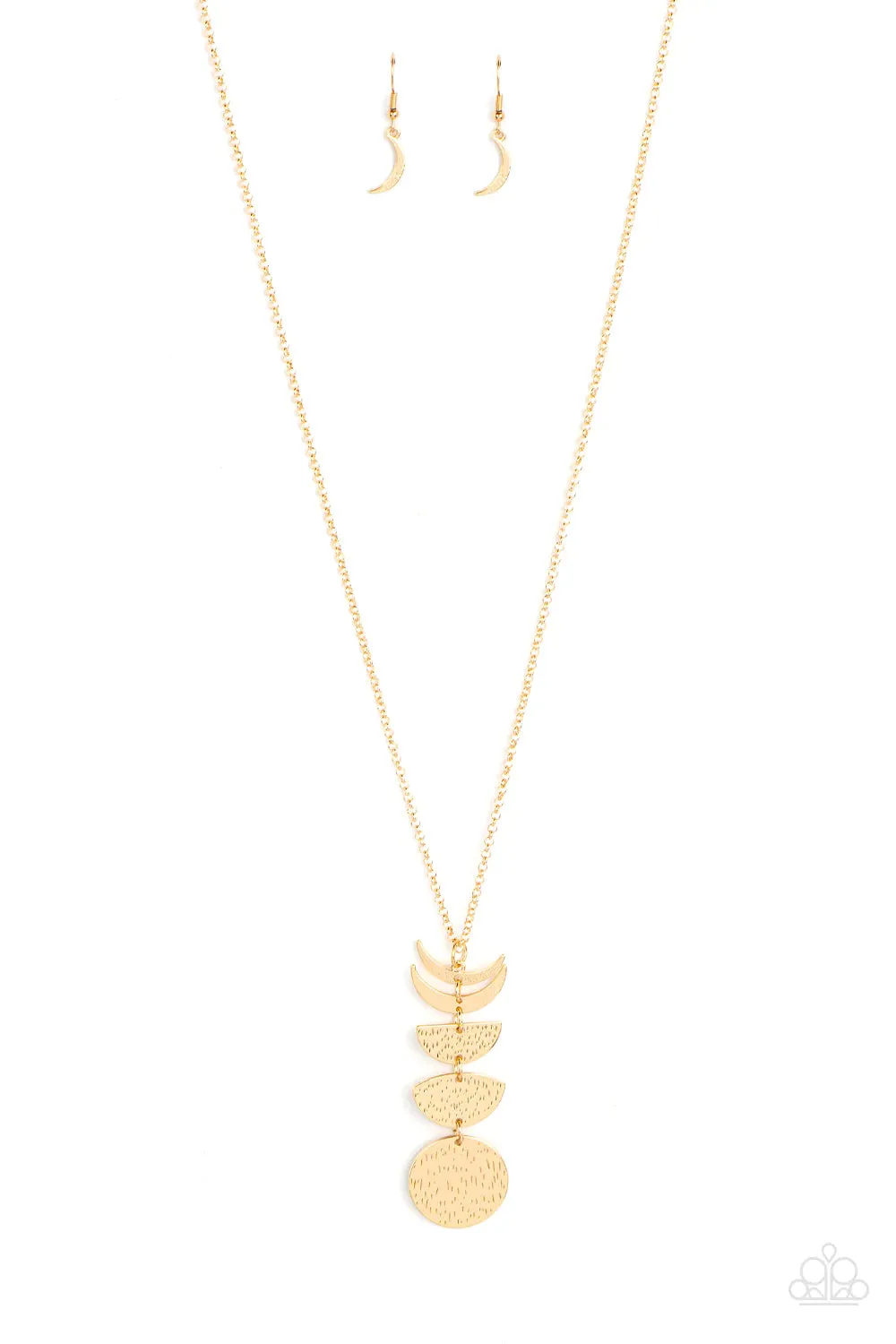Phase Out - Gold Necklace - Paparazzi Accessories