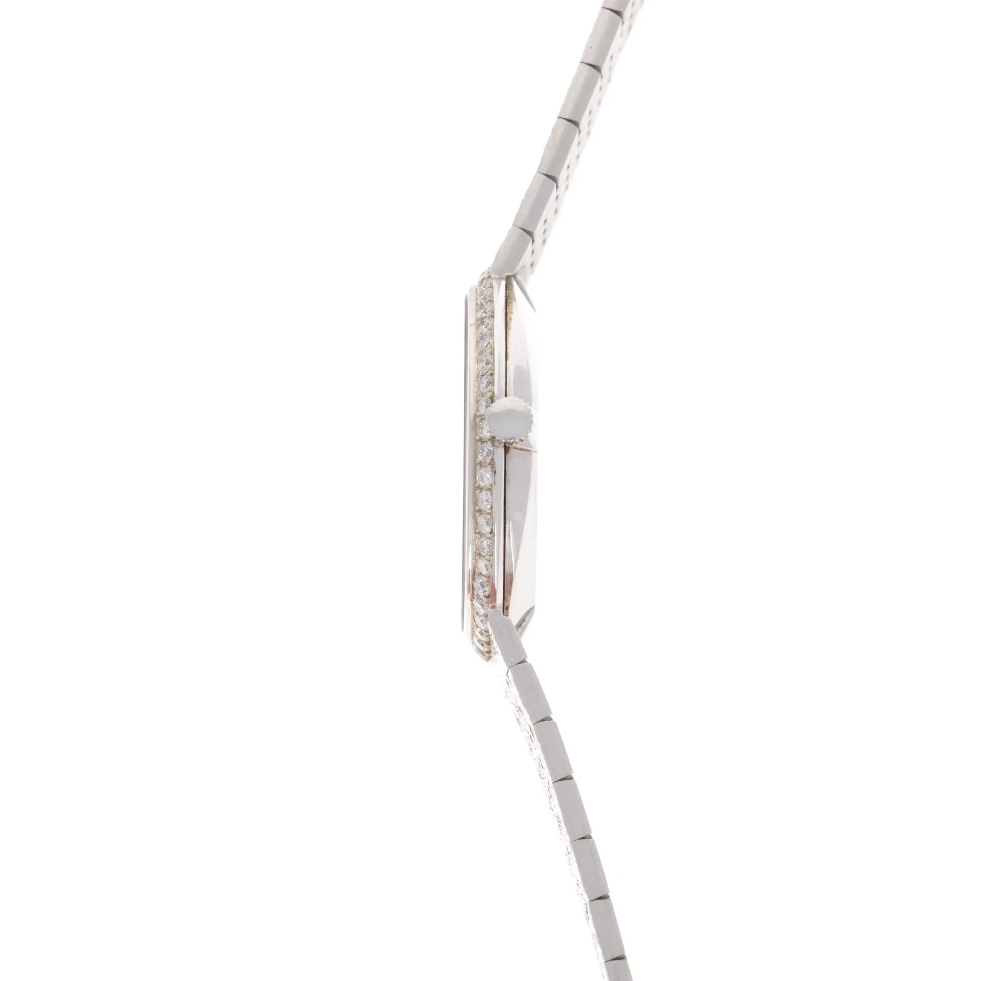 Piaget White Gold Lapis Diamond Bracelet Watch