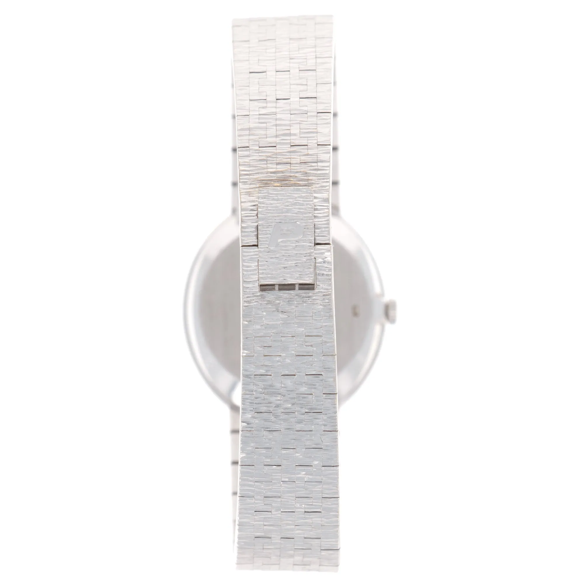 Piaget White Gold Lapis Diamond Bracelet Watch