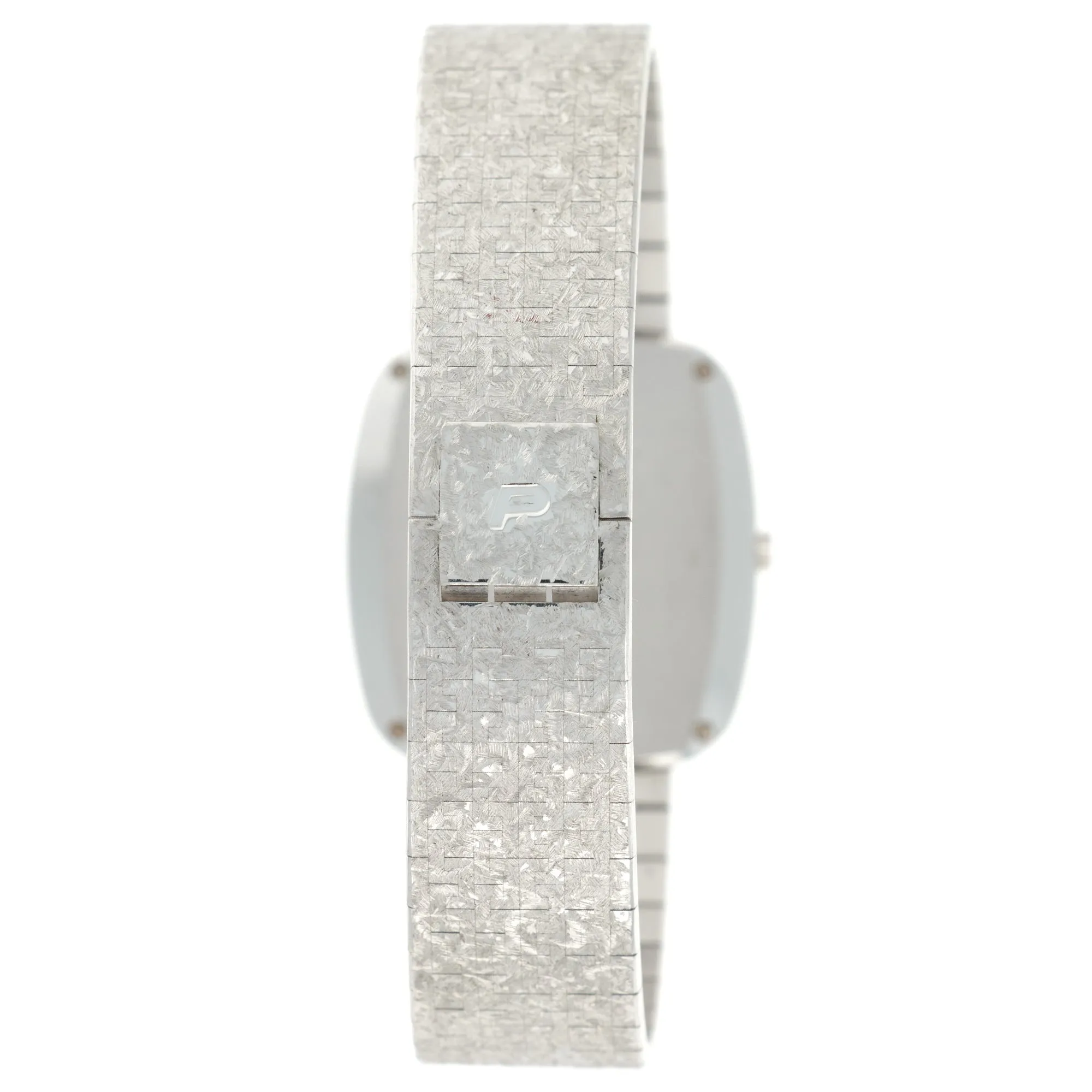 Piaget White Gold Onyx Bracelet Watch